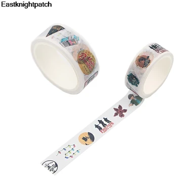 

10pcs/lot Stranger things DIY Scrapbooking album ribbon decoration washi Paper Masking Tapes sticker school supplies E0788