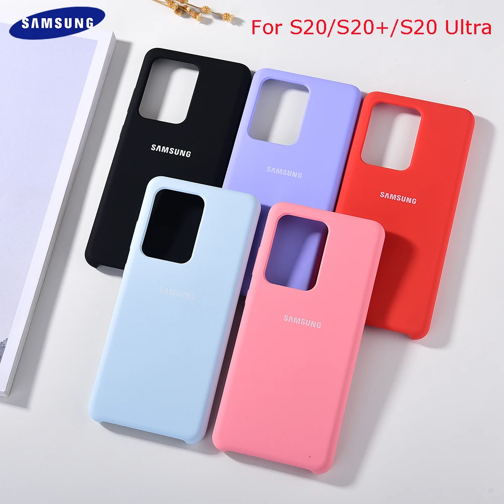 S20 Note 20 Ультра чехол оригинальный Samsung Galaxy Plus силиконовый Мягкая задняя крышка для