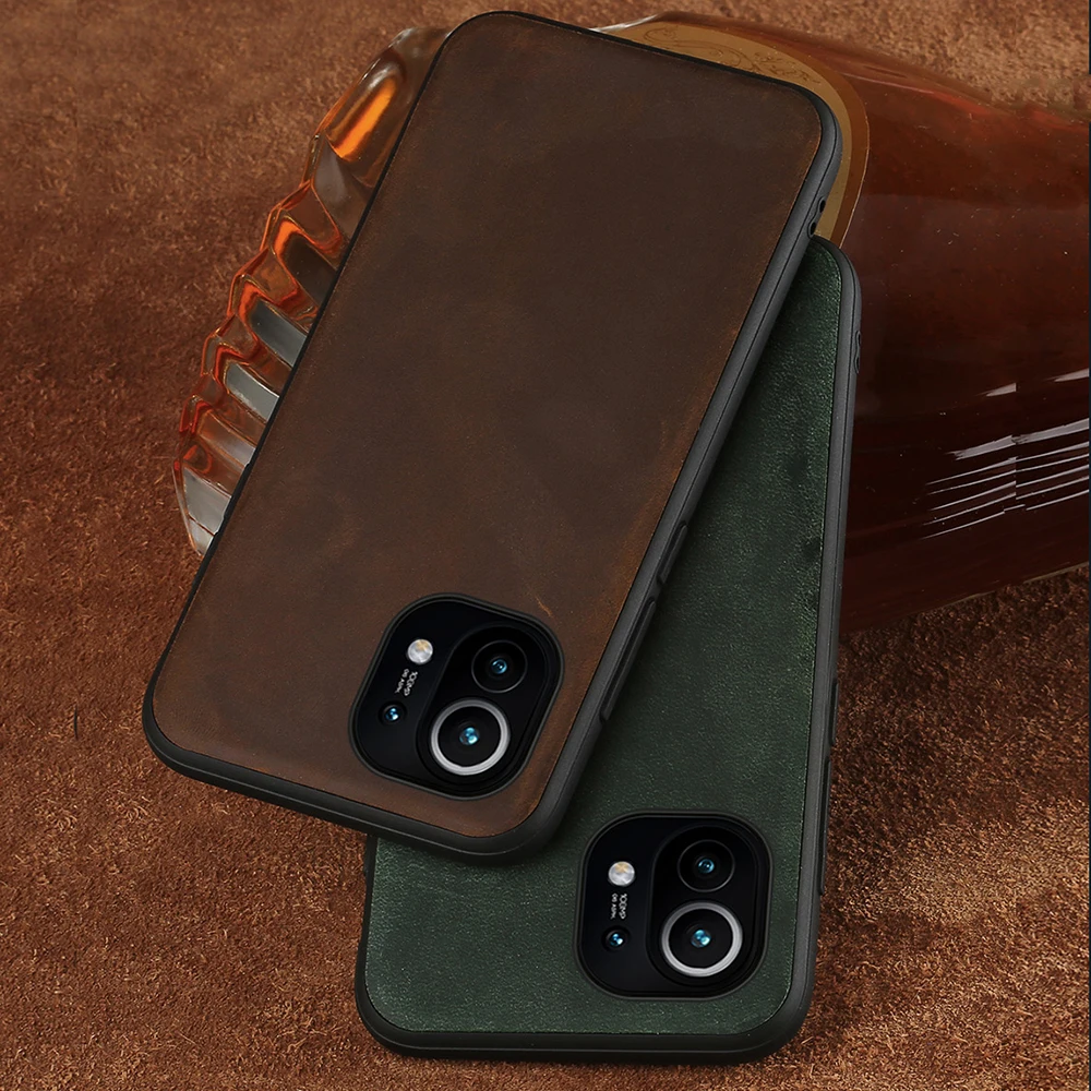 

LANGSIDI Retro Leather case For xiaomi Mi 11 11t 10T Pro 10Ultra 9 SE Luxury fundas For Redmi note 10 pro note 11 9 9s 8t coque