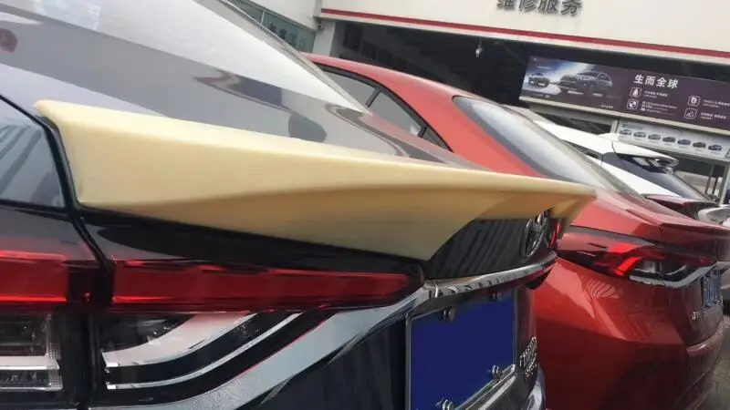 Спойлер для 2019 toyota corolla TRD стильный высококачественный спойлер из АБС-пластика
