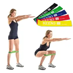Резиновый ремешок фитнес тренировка силы оборудования сопротивление группа йога оборудование для колец Сопротивление полоса Крытый