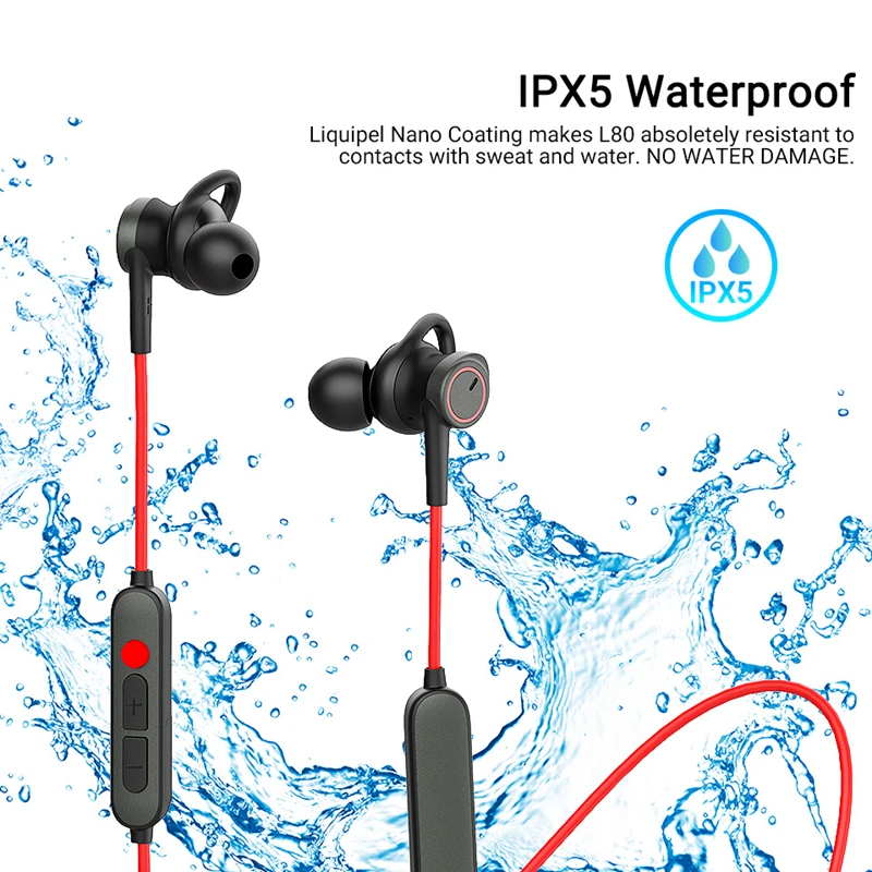 Наушники Langsdom Bluetooth беспроводные наушники для телефона спортивные магнитные