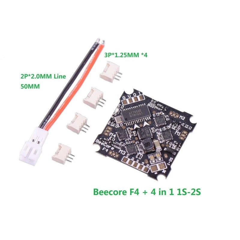 1 шт. BeeCore F4 бесщеточный контроллер полета с OSD поддержкой DSHOT сигнала 1-2S Lipo части для RC Micro Drone Quad