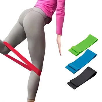 

3 Colors Yoga Resistance Rubber Bands Indoor Outdoor Fitness Equipment Pilates Sport Training Workout Elastic Bands Drop MJ