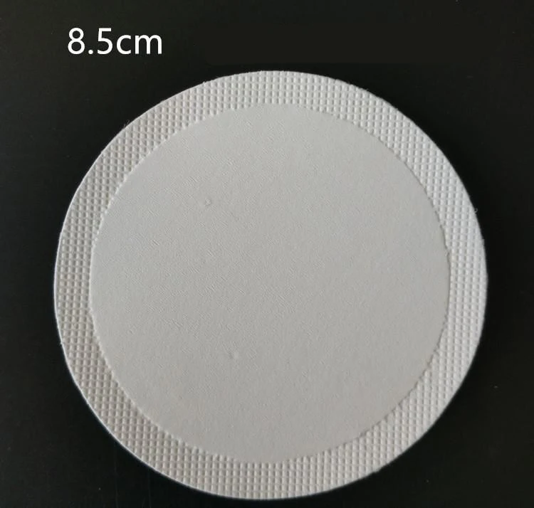 원형 흰색 일회용 흡수성 종이 컵 받침, 8.5cm 호텔 바 일회용 코스터, 회사 파티