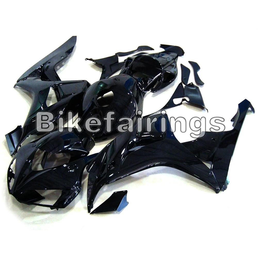 Полный набор для черного корпуса Подходит для Honda CBR1000RR 2006 2007 06 07 крышки обтекателей мотоциклов CBR1000 RR 06 07 Sportbike Cowling