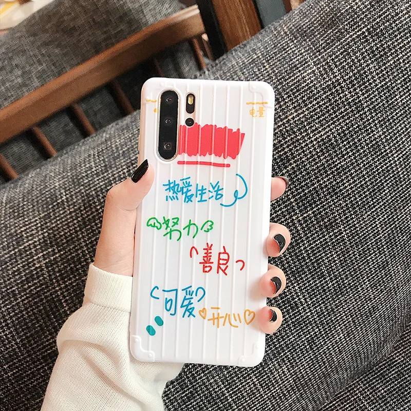 

Love life phone cases for Huawei P20 P30Lite Mate20 Pro 3D Striped soft TPU cover For Honor 10 20 Nova 3 4 5Pro 5i back fundas
