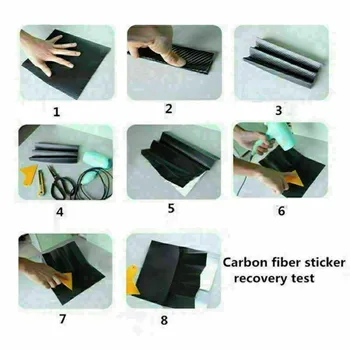 

Roll Film Sticker Sticker decal Automobile Car Body 3D Black Accessory Vinyl Wrap Sheet Useful