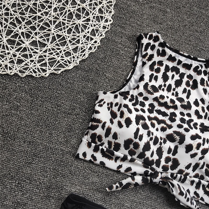 Tankinis Women Leopard Swimsuit Brazilian High Waist Bikinis Set Sexy Biquini Summer Women Bathing Suit Female Triangle Swimwear Tankinis Women Leopard Swimsuit Brazilian High Waist Bikinis Set Sexy Biquini Summer Women Bathing Suit Female Triangle Swimwear