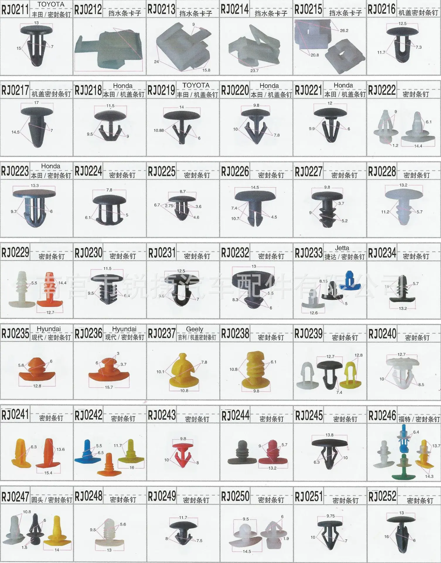 Toyota Honda Универсальный № 5 бампер пластиковый зажим для Honda бампер фиксированный износ растягивающийся зажим сердца