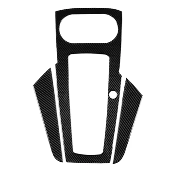 

3Pcs Car Interior Accessories Carbon Fiber Gear Shift Knob Dashboard Cover Trim for Audi A3 2014-2018