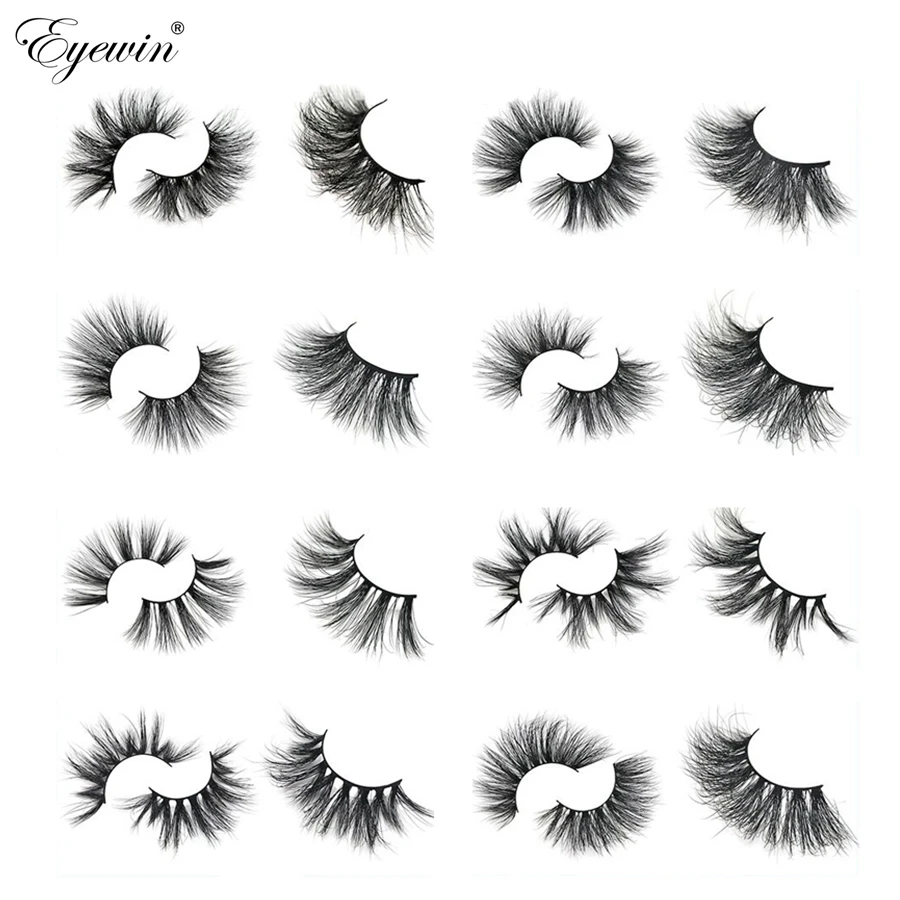 

Eyewin 25mm False Eyelash 3D Mink Lash 100% Cruelty Free Lashes Dramatic Reusable Natural Eyelashes Popular Fake Lashes Makeup