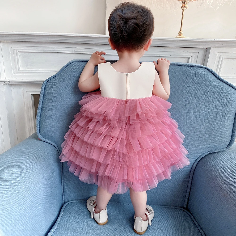 Robe D Anniversaire Pour Bebe Fille De 1 A 2 Ans Motif Floral Tenue De Bapteme De Bal De Noel Aliexpress