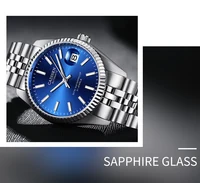 CADISEN Luxury Automatic Stainless Steel Waterproof Men Mechanical Watch