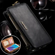 Кожаный чехол для samsung Galaxy S10 S9 S8 Plus S7 Edge Note 9 8 5 4 3 Чехол-бумажник s для iPhone XS Max XR X 8 7 6 6S Plus 5S чехол