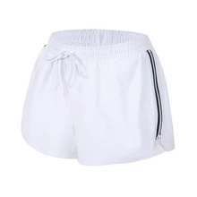 Женские спортивные шорты для йоги с боковой молнией и подкладкой для тренировок и бега