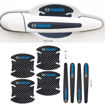 

4pcs Car door Handle Protection Film car Sticker For Mazda Axela 2 3 MS 6 CX-5 CX-4 CX3 CX5 Axela demio Car Styling