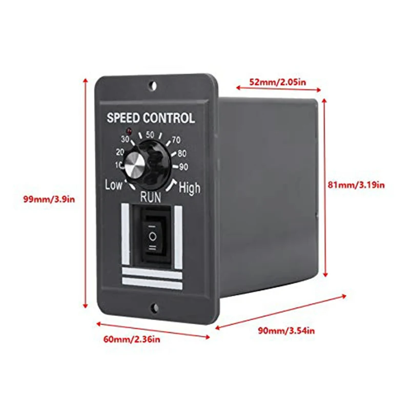 DC 12 60V 40A PWM щетка Мотор Скорость управления ler CW CCW Реверсивный переключатель X1040