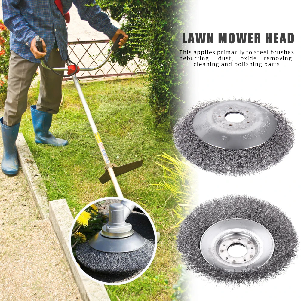 Garden Weed Trimmer Head Grass Brush Removal Steel Wire Weeding Rusting Cutter For Lawnmower | Инструменты