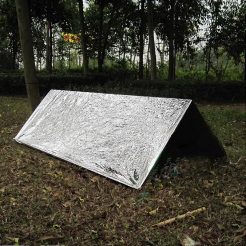 Outdoor Camping Emergency Blanket Rescue Blanket Foldable Emergency Tent Blanket Survival Camping Shelter Available 3