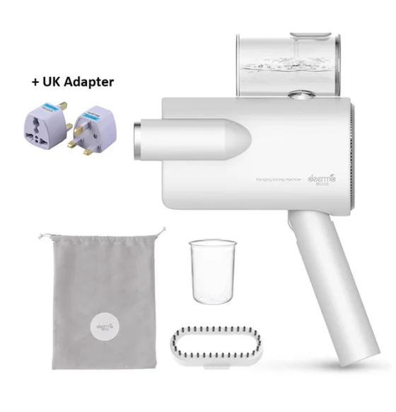 add UK plug Deerma xiaomi mijia 220 В 800 Вт ручной отпариватель для одежды мини портативный утюг для путешествий HS006 - Цвет: add UK plug