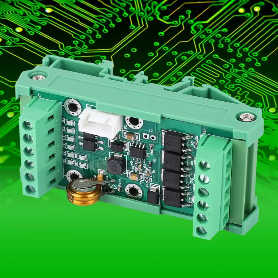 Программируемый логический контроллер модуль постоянного тока 10~ 24 В FX1N-10MT промышленная плата управления 8000 шагов моторный регулятор