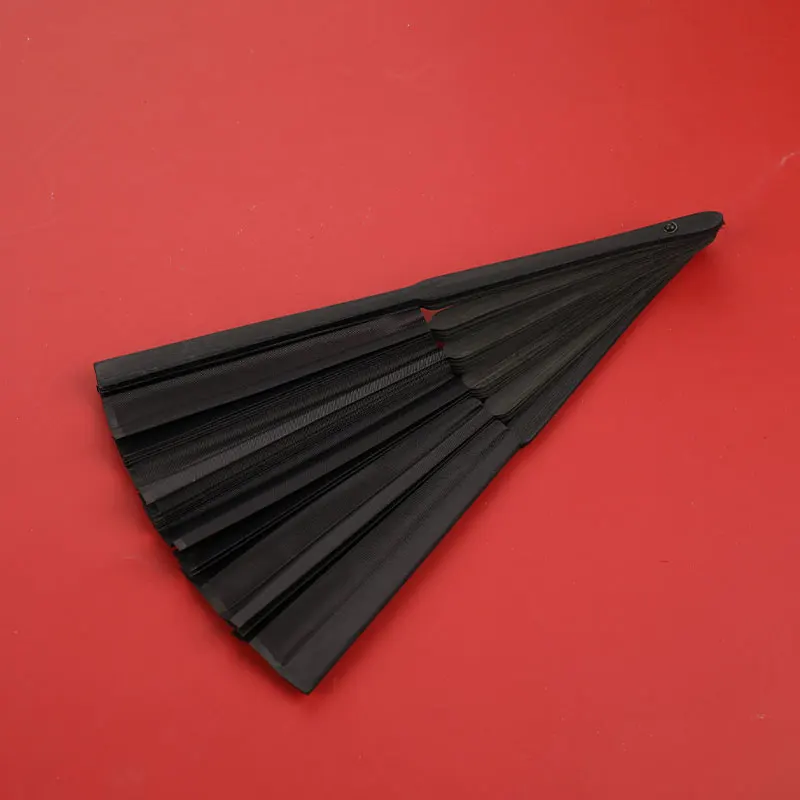 Chinese Style Black Vintage Hand Fan Folding Fan Chinese Dance Party Folding