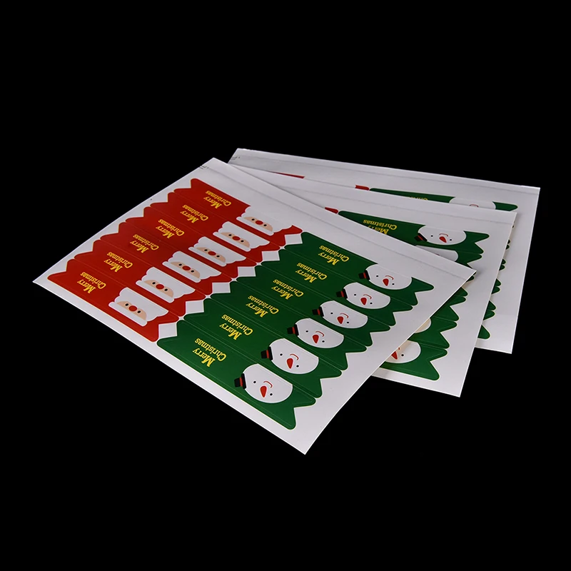 36X Merry Christmas Santa Stickers Seal Label DIY Cardmaking Scrapbooking Z.zh