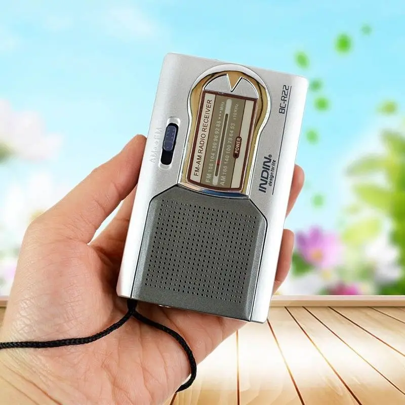AM/FM Карманный радиоприемник мировой Мини антенна Телескопический на батарейках