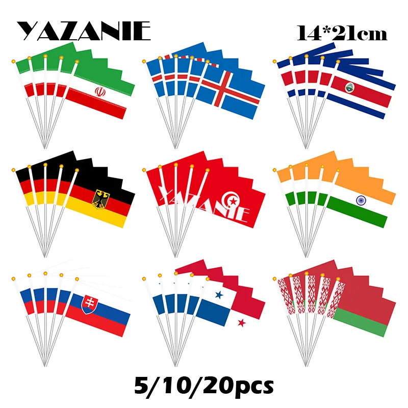 YAZANIE 14х21 см 5/10/20 шт. Iran Iceland КостаРика Германия Пакистан Индия Португалия Панама беларусский маленький