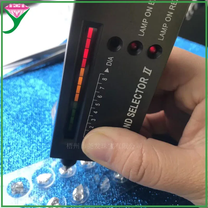 Positive Pass Tester Test 1CT 6.5mm GHI White Round Brilliant Cut Moissanites Lab With GRA Certificates & Carving Code