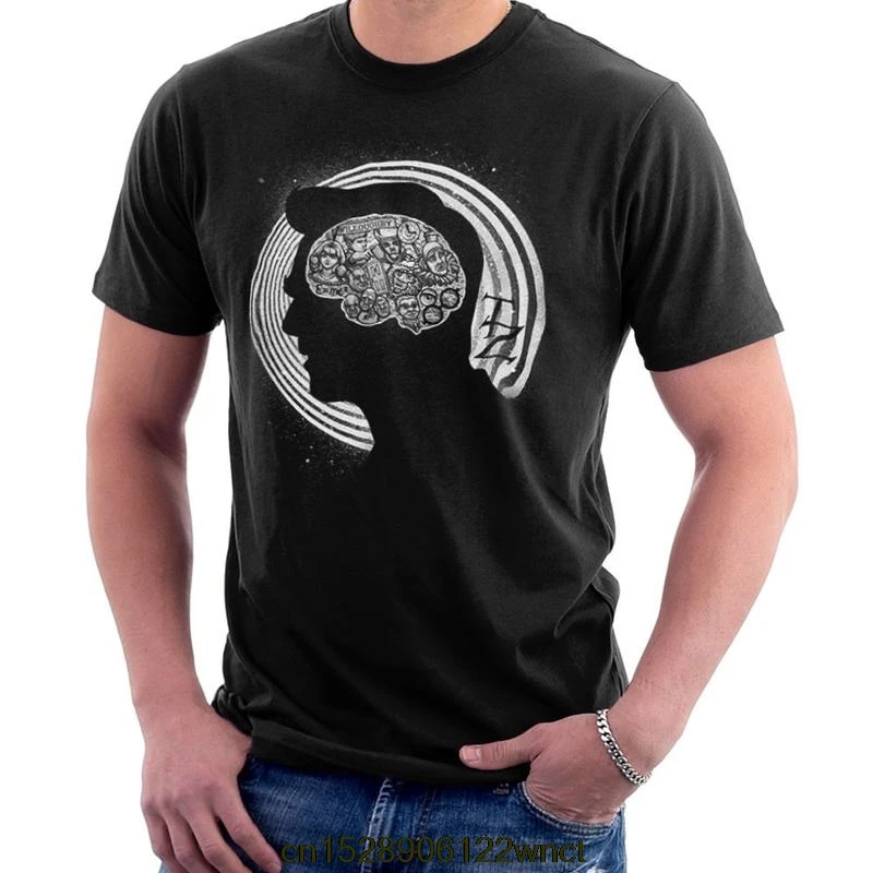 Новинка 2020 забавная Мужская футболка с принтом для мужчин sion Of Mind Twilight Zone camiseta