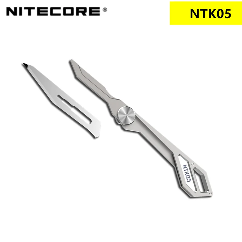 NITECORE NTK05 Mini Knife Multi Functional Folding UltraTiny Titanium