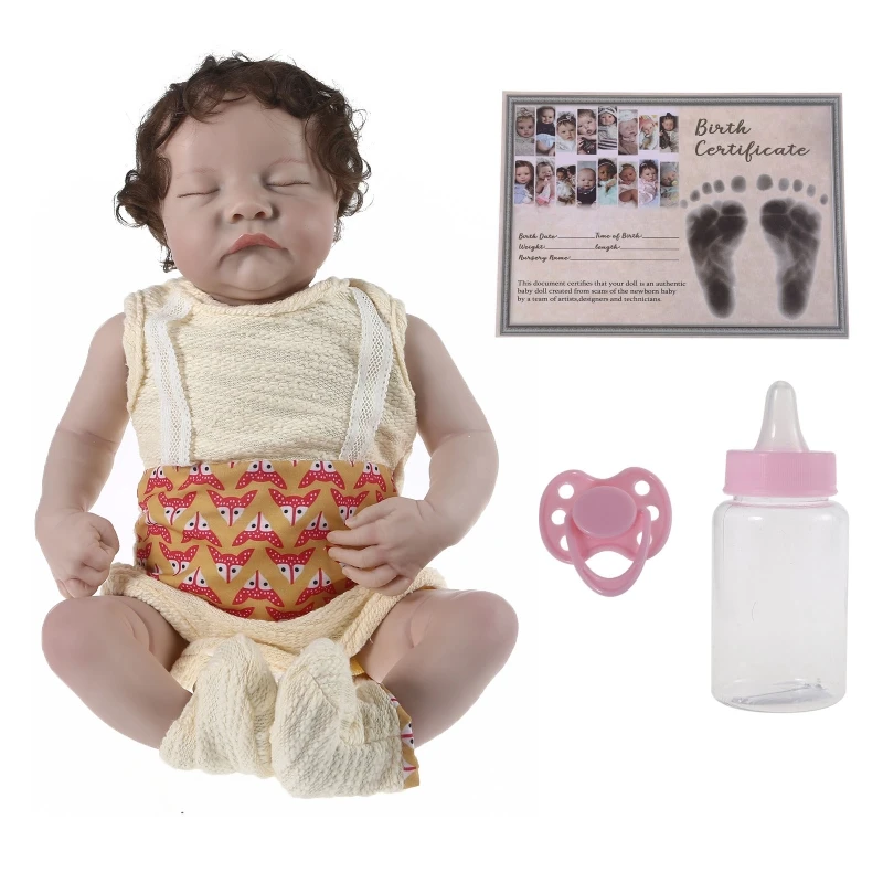 15.75” Baby Lovely Doll Soft Silicone Vinyl Real Life Baby