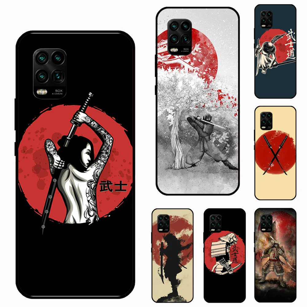 Чехол для телефона с японским Самураем воином POCO F3 F1 F2 M3 M4 X3 GT X4 Pro Xiaomi Mi 11T 10T 12 11 Lite |