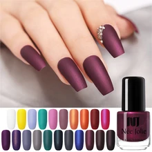 NEE JOLIE 21 цвет матирующий лак для ногтей чистый цвет ногтей розовый лак для ногтей масляной лак для маникюра DIY матовый лак тусклый лак для ногтей