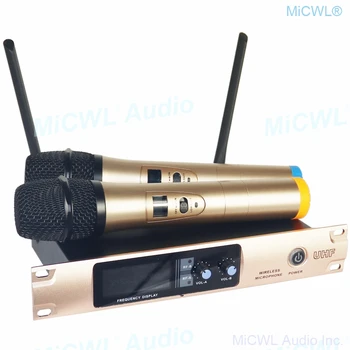 

X288 Wireless Microphone System Dual Channel Audio Karaoke Stage Performance Dynamic Handheld Mics