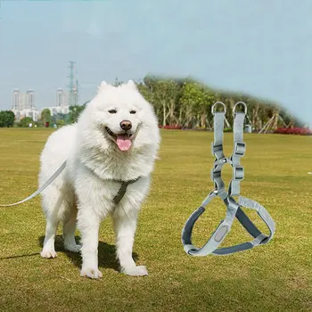 

Soft Pet Nylon Adjustable Harness Vest Durable Walking Dogs Harness for Large Dogs arnes perro gato correa Py