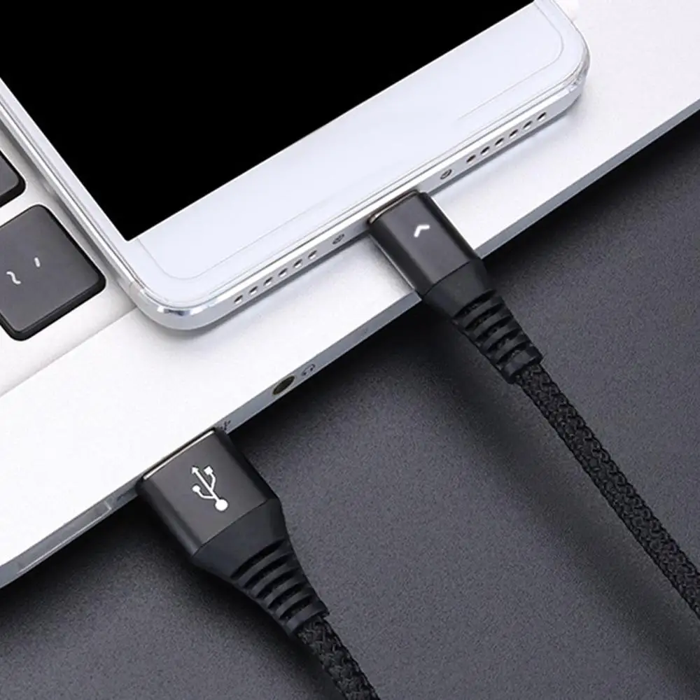 USB кабель в нейлоновой оплётке 2 4 А|Кабели для мобильных телефонов| |