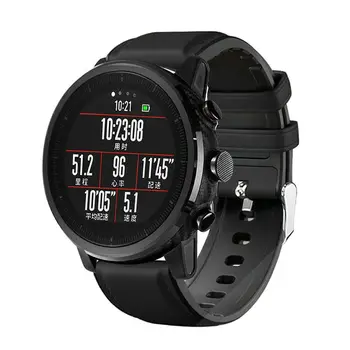 

Silicone Silicone Leather Watchband Wrist Band Strap Bracelet Replacement for Huawei Watch GT Active/Elegant for Honor Galaxy