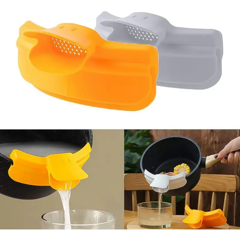 Creative Anti-Spill TPR Pouring Soup Spout Funnel Pots Pans Bowls Edge Liquid Pourer Tool Home Kitchen Accessories | Дом и сад