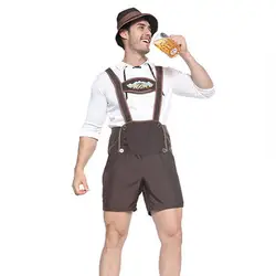 OEAK мужской костюм-кожаные шорты баварский Октоберфест немецкий пивной мужской костюм Взрослый мужской традиционный костюм для