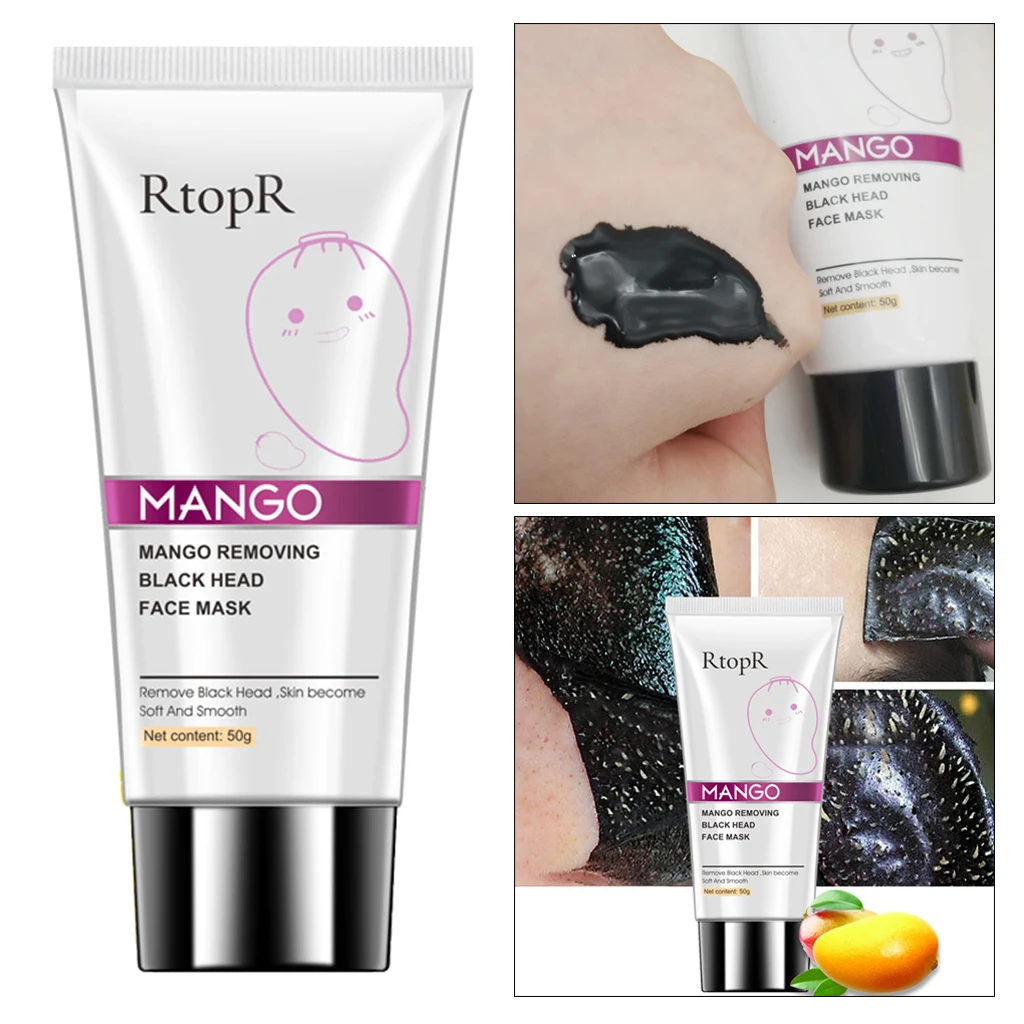 Blackhead Removal Treatment Acne Pores Mask Whitening Cream Peeling Mask T Zone Care Oil-control Skin Care Pore Strip Mask 