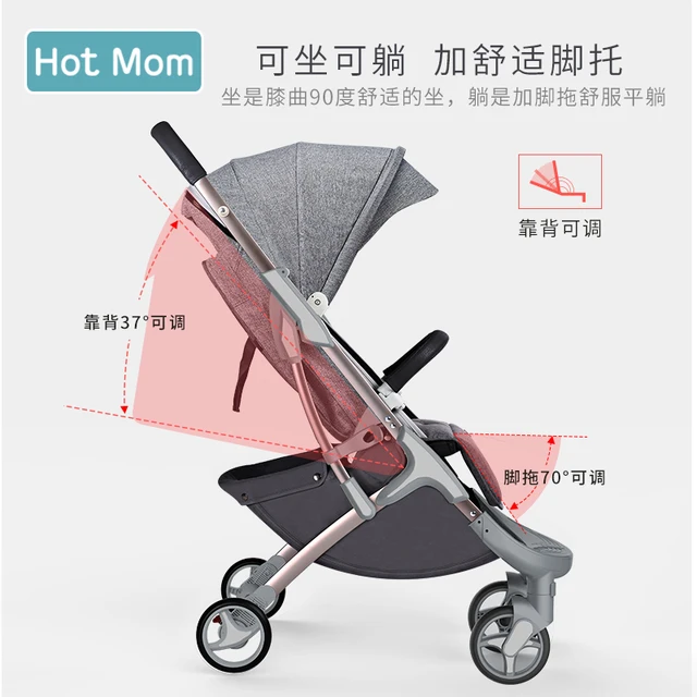 $US $201.00  British Hotmom Baby Stroller Children Folding Ultra-light Baby Stroller Baby Can Ride Reclining Tro