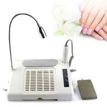 ЕС и США Многофункциональность 3-в-одном для ногтей электрический шлифовальный станок разгрузки вакуумирования устройство ногтей Полировка инструменты освещения T4MB