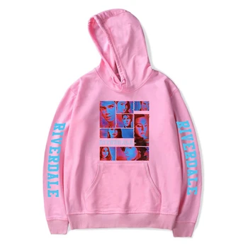 

High Quality Riverdale Hoodies Men women Hot Autumn Harajuku Hip Hop Hooded Fashion Print Riverdale 4 pink boys girls pullovers