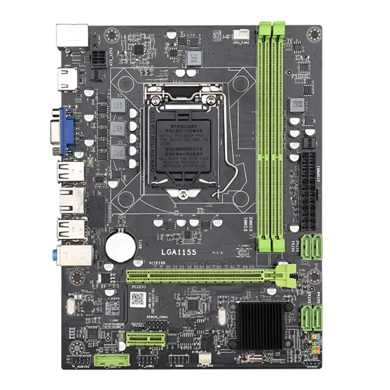 

H61 desktop motherboard LGA1155 for i3 i5 i7 CPU support ddr3 memory