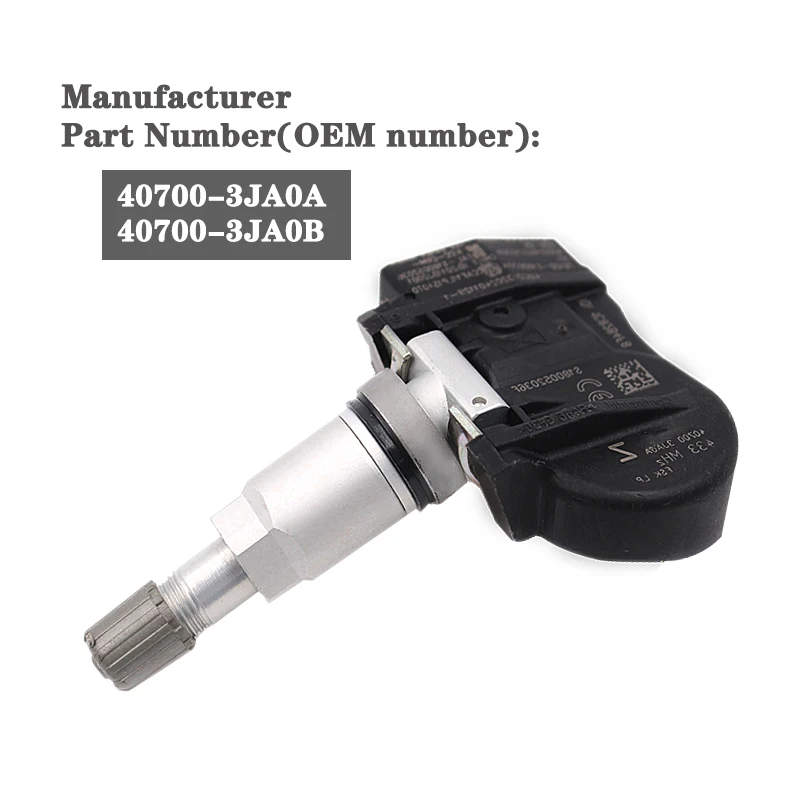 Системы контроля давления в шинах TPMS датчик 407003JA0A для Nissan Infiniti 433 МГц 40700-3JA0B 407003JA0B
