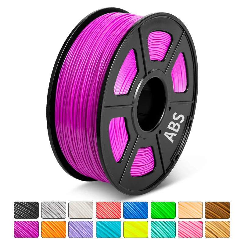 ABS  3D Printer Filament 1KG 1.75MM Children Creative Model Material Non Toxic Tolerance +/-0.02 Electroplating BELIVEER filament polycarbonate 3D Printing Materials