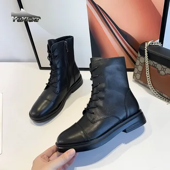 

Autumn winter women shoes leather Martin boots safety shoes cow suede women's boots casual boots Winter sneakers for women 6011